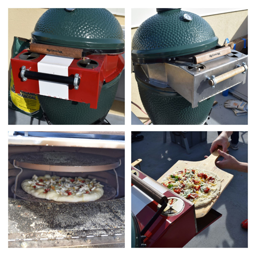 Cook pizza on clearance green egg